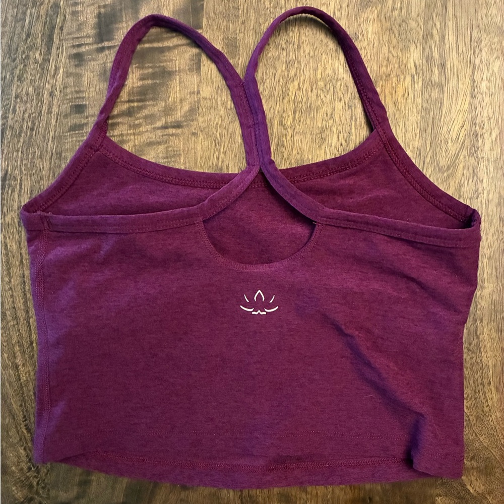 Beyond Yoga Burgundy Racerback Tank